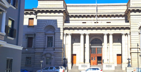 Entrance to the High Court in Cape Town